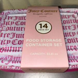 Juicy Couture Pink Storage Container Set